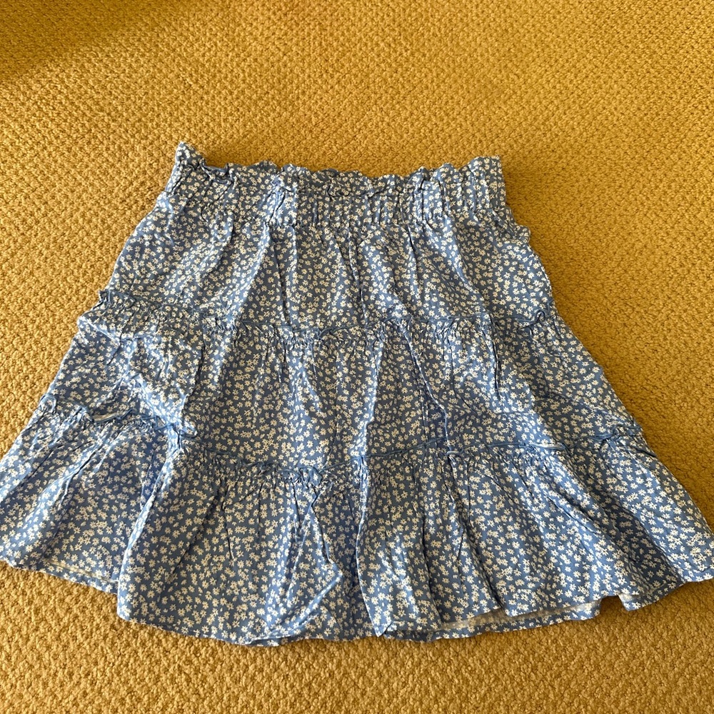 Wild Fable Blue Flower Skirt (NWOT)